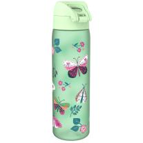 Бутилка за вода Ion8 Print, Recyclon, 500 ml, пеперуди 2